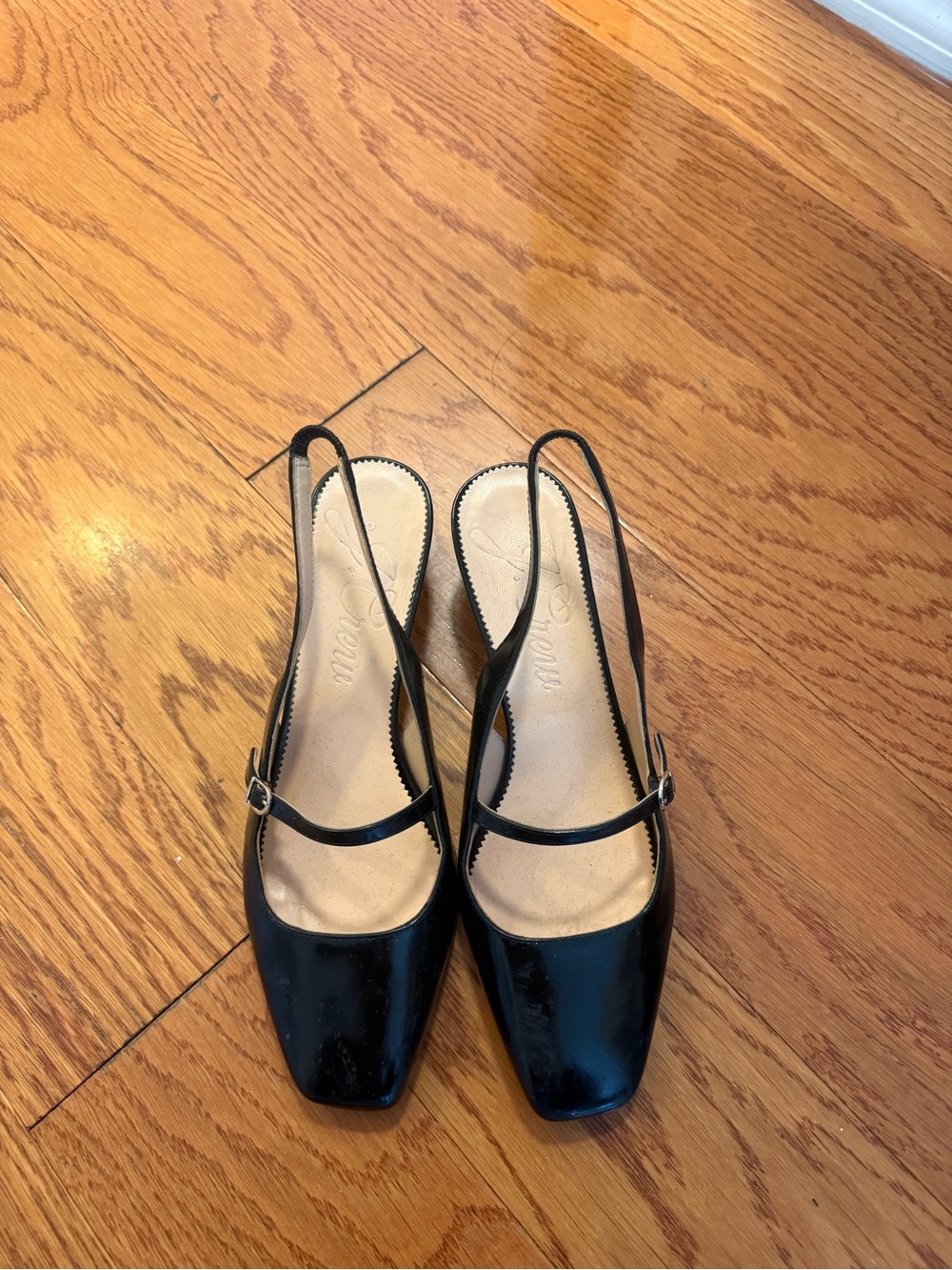 Jcrew Black Slingback Mary Jane Pumps